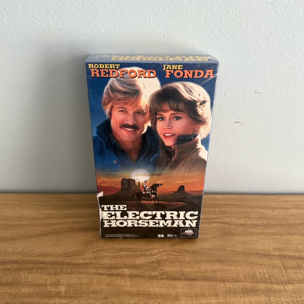 THE ELECTRIC HORSEMAN - ROBERT REDFORD JANE FONDA VHS TAPE / SEALED